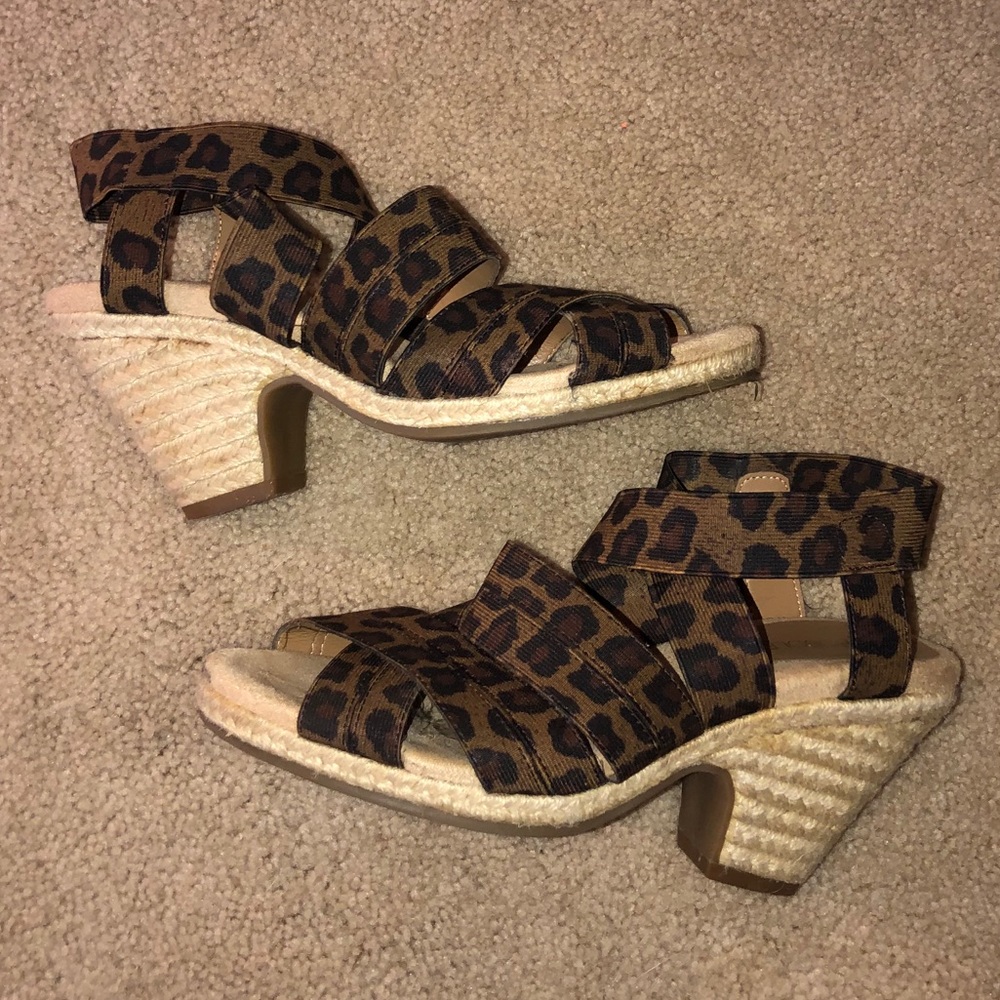 Leopard print shoes